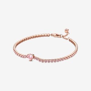 Pandora Sparkling Heart Tennis Bracelet